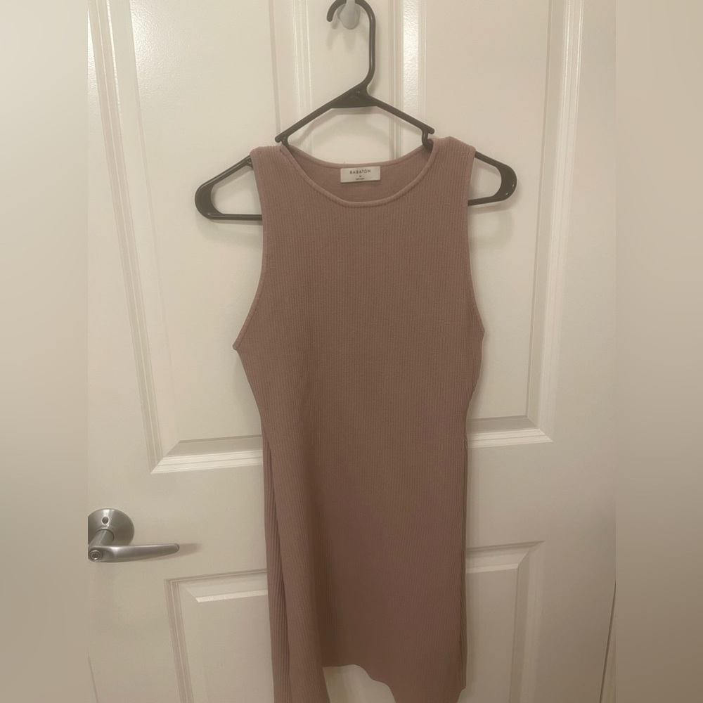 Aritzia babaton sculpt knit mini dress